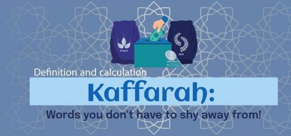 Illustration showing donation of money into a box with bags of wheat and rice, representing Kaffara. Pay Kaffara with Crypto. BTC