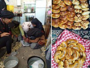 Children learning to bake for Eid al-Fitr, a tradition of sharing blessings often supported by crypto donations like USDS to help the needy celebrate.