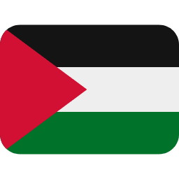 Palestine flag on a green background, crypto donation for Palestine.