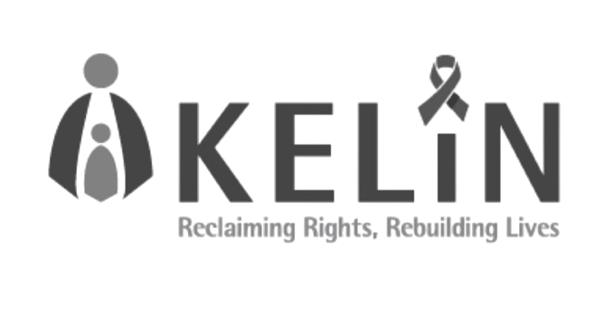 KELIN logo with tagline Reclaiming Rights, Rebuilding Lives. Trusted partner for Islamic Donate Charity.